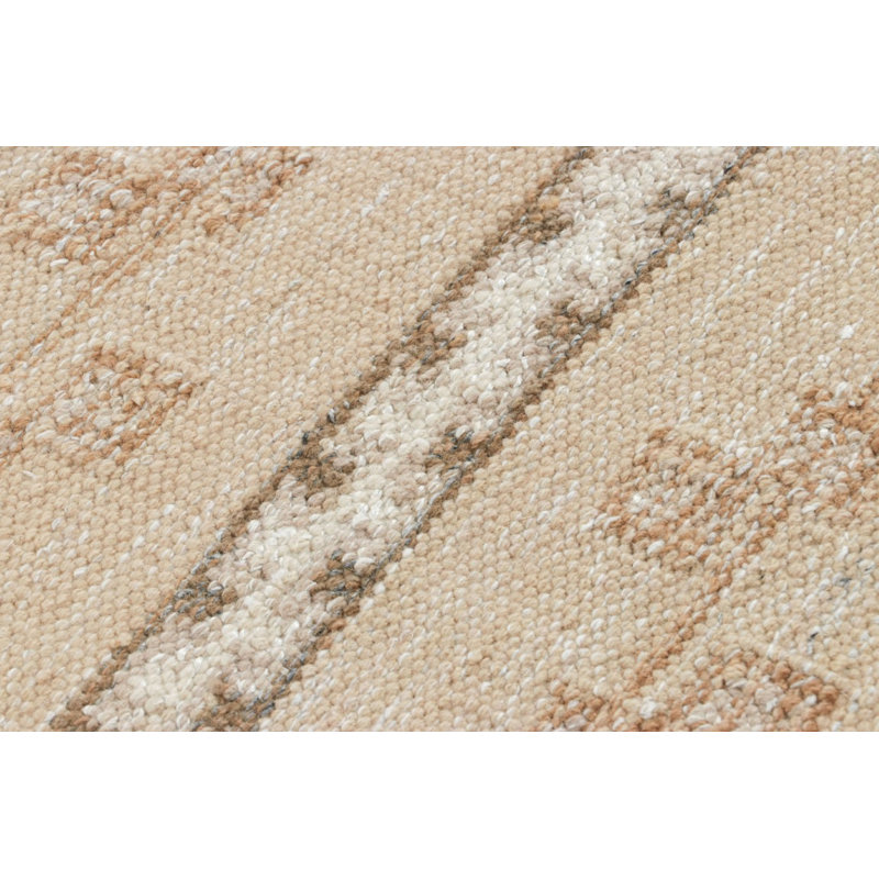 Scandinavian Wool Geometric Area Rug, Runner 2'6" x 8'