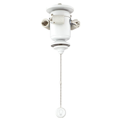 Ventilateur de plafond 3 lumières - Blanc mat