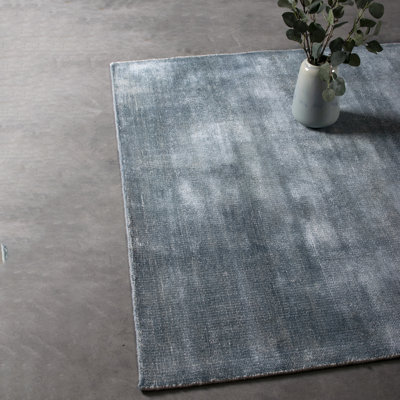 Emaline Solid Colour Hand Woven Area Rug