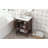 Bathroom Vanity with Ceramic Sink and Open Style Shelf-1852168888