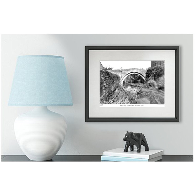 Bruton, Packhorse Bridge C1955 - Single Picture Frame Print, 40cm H x 50cm W x 2.3cm D