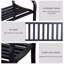 Banc de jardin extérieur, banc de patio