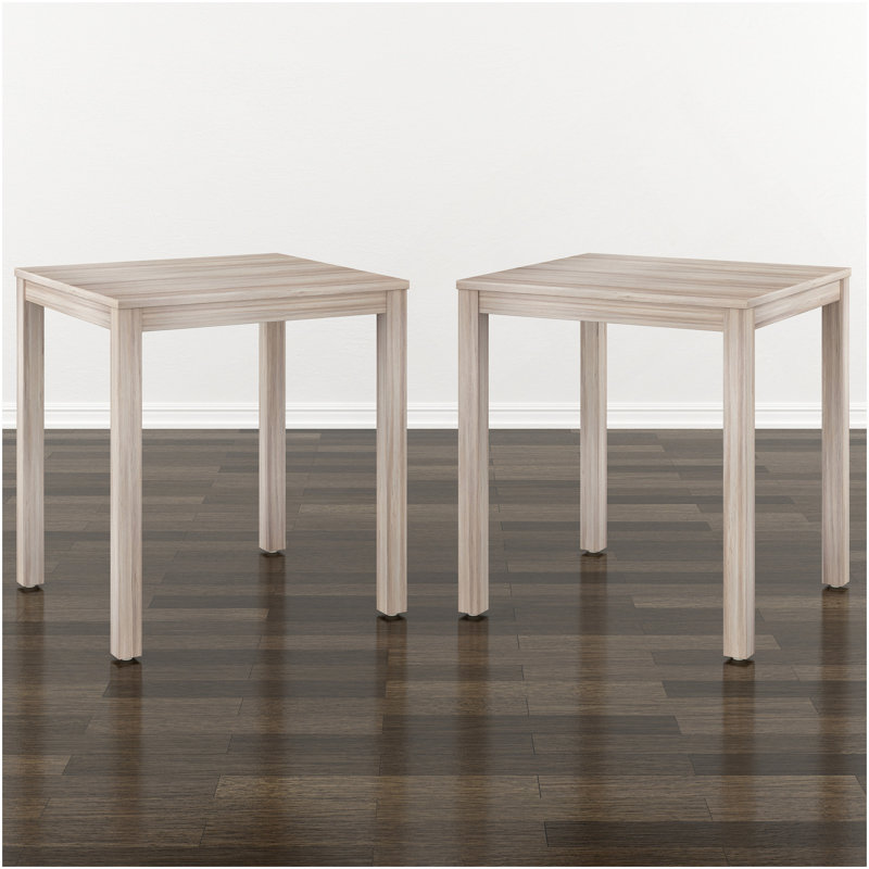 Tables de bout beiges, ensemble de 2