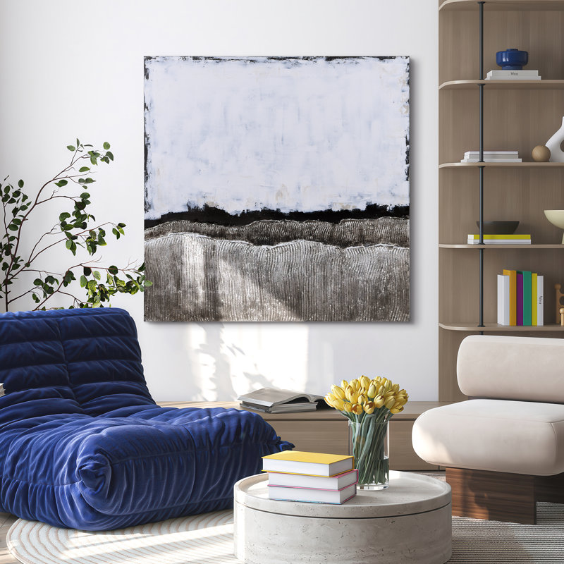 «White Atmosphere», reproduction de peinture à l'huile sur toile