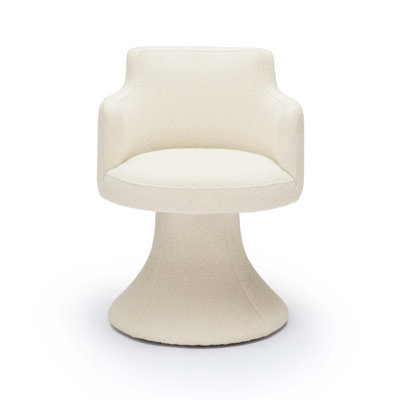  Chaise pivotante crème Performance Boucle