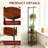 Heavy Duty 2-Tier Metal Plant Stand With Hanging Bar, Space-Saving Indoor Outdoor Plant Shelf For Living Room Garden Balcony Decor
