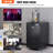 VEVOR 5.3 Cubic Feet Black Single Tap Freestanding Kegerator with