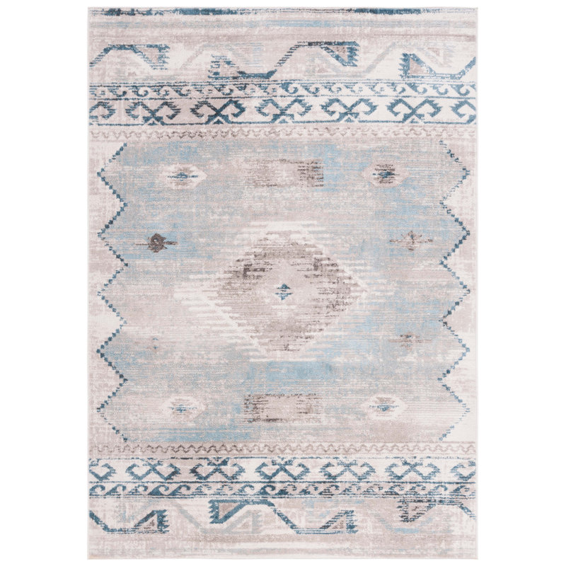 Khi Performance Southwestern Rug, Square 6'7"