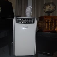 Black+decker 14,000 BTU Portable Air Conditioner with Remote Control, White BPP10WTB