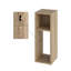 Samay 68cm H x 24cm W Floating Bookcase-1288447316