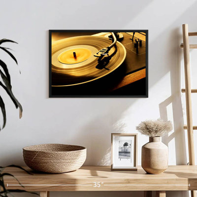 Spinning Vinyl Record