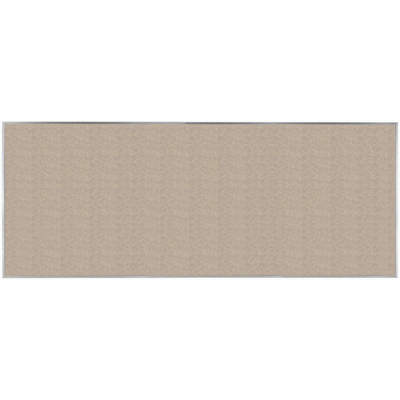 Wall Cork Bulletin Board, 48" H x 120" W, Hot Salsa
