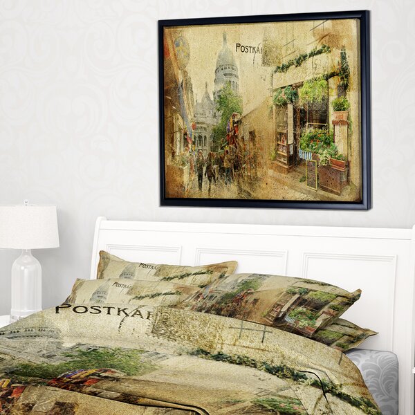 Trademark Fine Art 'Postcards of Paris VI' Canvas Art by Sandy Lloyd