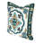 Embroidered Cotton Outdoor Throw Pillow
