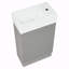 Ensemble de meuble-lavabo simple 18,6 po avec plateau en céramique Shamiso-1226532202