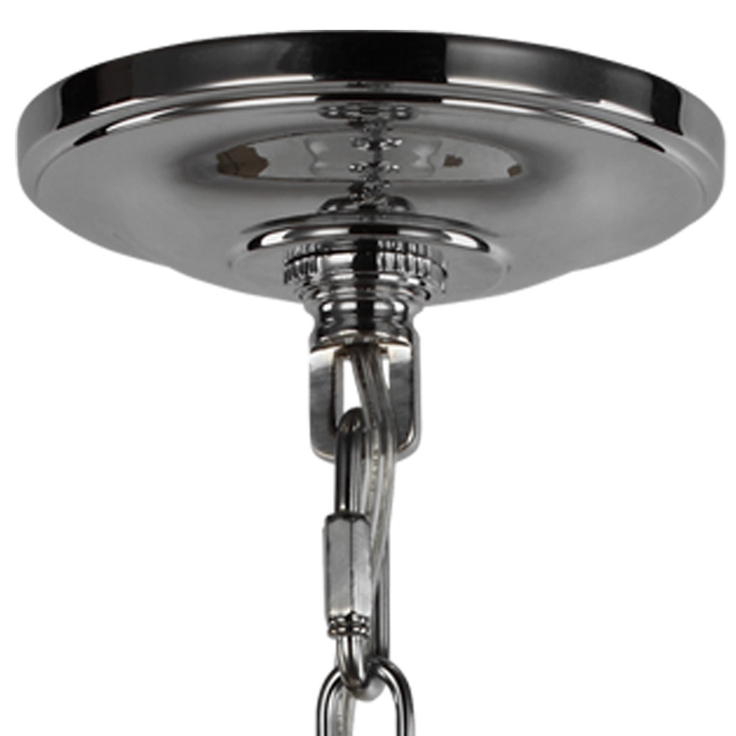 Vermilion Dimmable 3-Light Pendant, Chrome