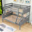 Lit simple superposé en bois avec échelle-231406028