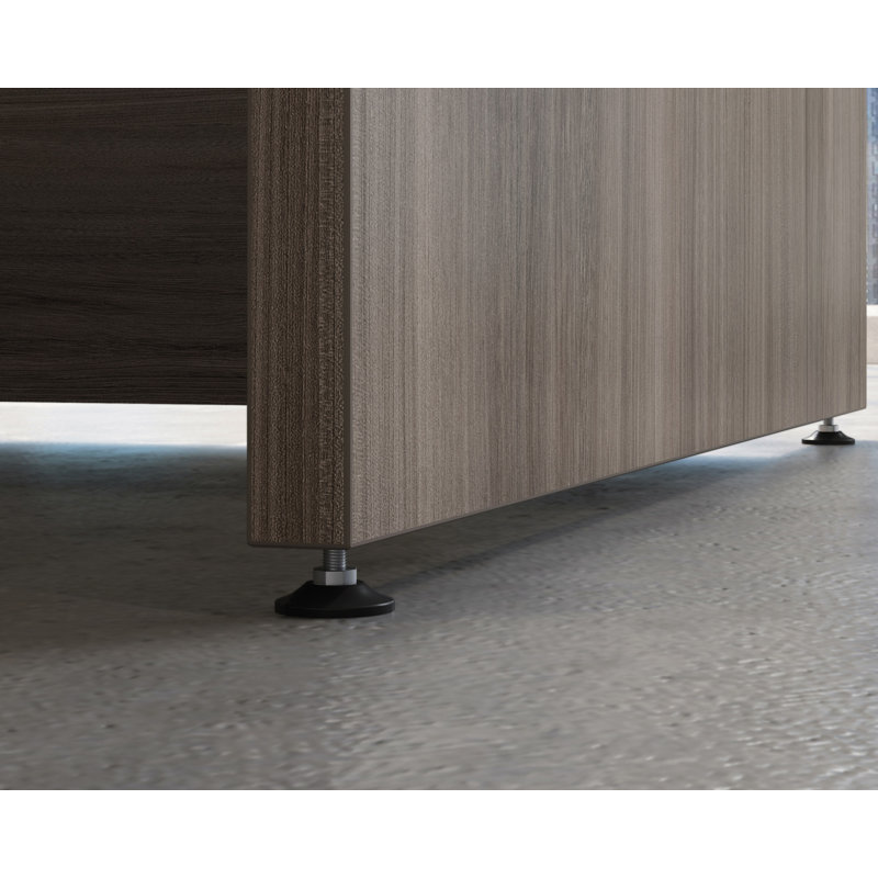 Coquille de bureau Harriss / Cred / retour Ne, Orme Hudson, H 29,291 po x l 59,055 po x P 34,252 po
