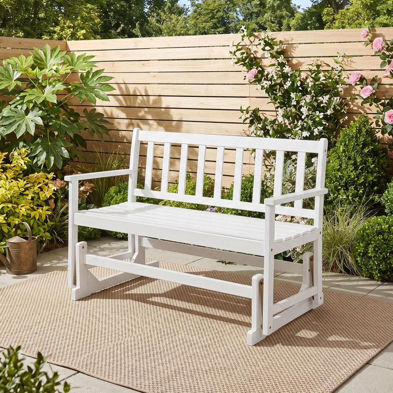 Banc oscillant en bois Geroline