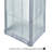 Four-Sided Pegboard Tower Floor Display on Revolving Base Spinner Rack Stand