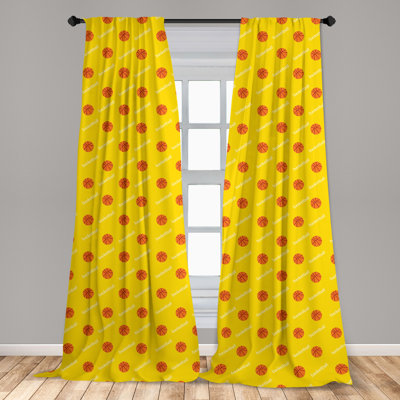 Gardinen-Set Aimee-Lee mit Stangendurchzug, halbtransparent