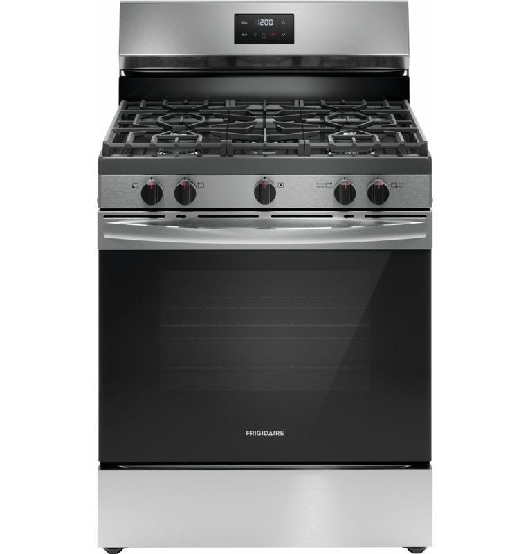 Cuisinière au gaz autoportante 30 po à 5 brûleurs 5,3 pi cu Frigidaire