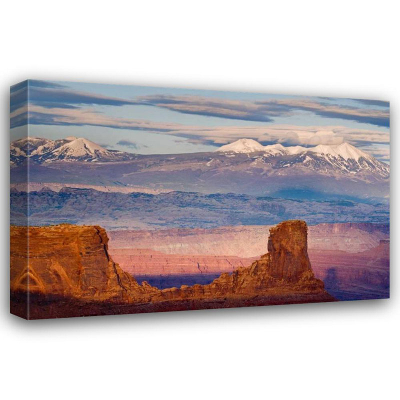 Art sur toile, Art Don Paulson, Utah La Sal, H 33 po x l 48 po