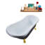 1549.4mm x 701mm Soaking Acrylic Bathtub-104430262-104430257