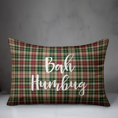 Plaid Reversible Throw Pillow