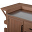 Îlot de cuisine extérieur moderne avec roulettes l 60,2 po-2105472332