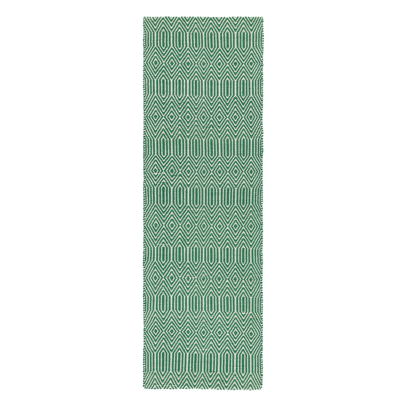Violetta Geometric Flatweave Area Rug, Runner 66 x 200cm