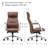 Yianna Ergonomic Executive Office Chair with Headrest-101287687