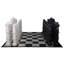 49" Giant Plastic Chess Set with Quick Fold Nylon Board