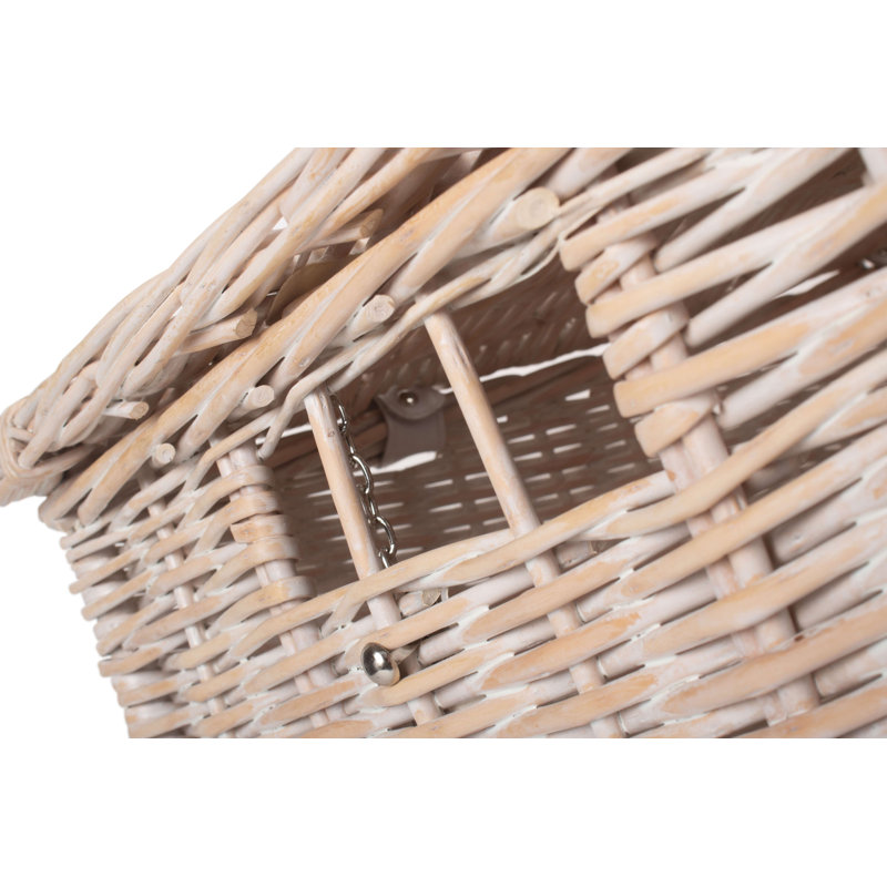 24" Wicker Chest Hamper Basket