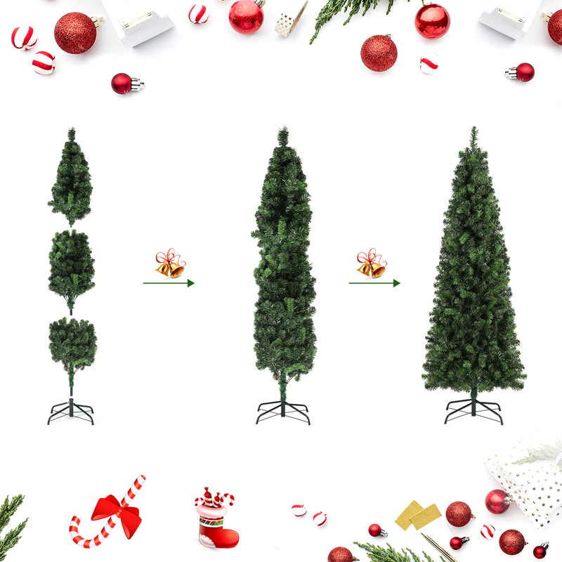 210cm H Artificial Pine Christmas Tree