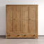 Armoire en bois massif Topazio 69,3 "4D2S-594078937