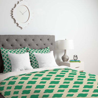 Housse de couette simple emerald classic