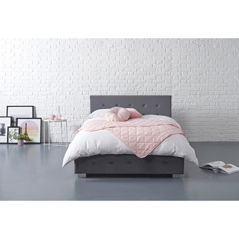 Alfreida Upholstered Ottoman Bed, Single