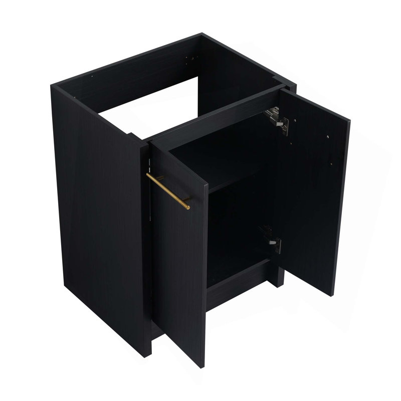 Meuble-lavabo autoportant, sans lavabo supérieur