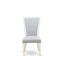 Chaises Parson Verona - Ensemble de 2 chaises de salle à manger rembourrées en lin et garniture cloutée-91826442-91809479