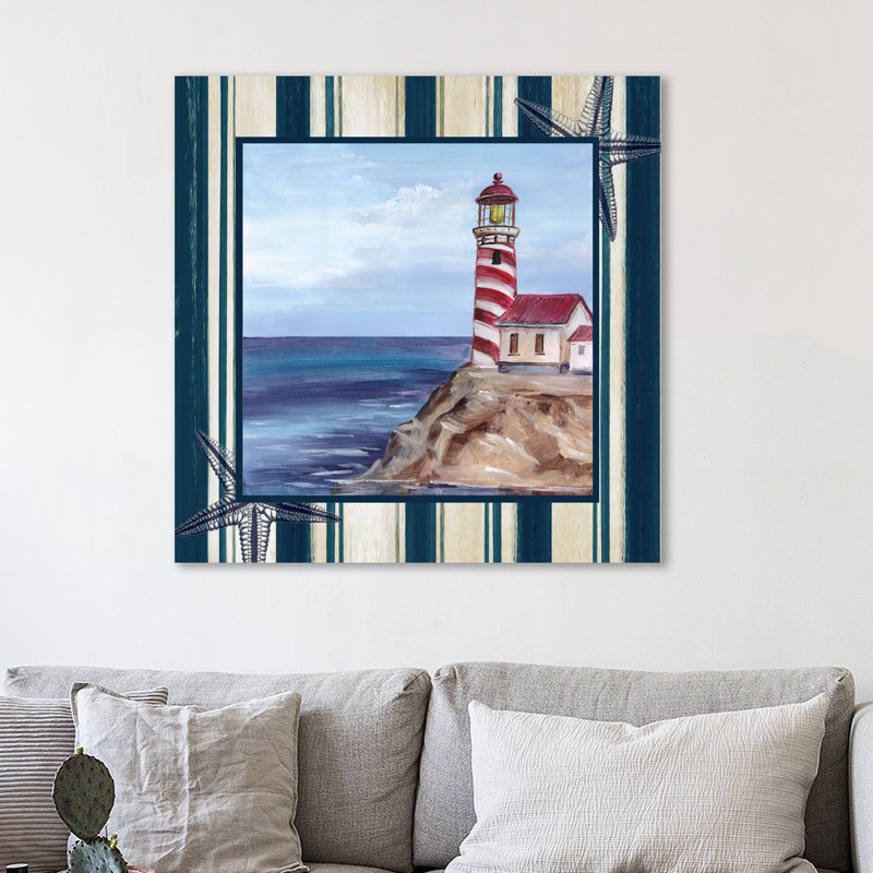 « phare », reproduction d’impression sur toile tendue, H 36 po x l 36 po