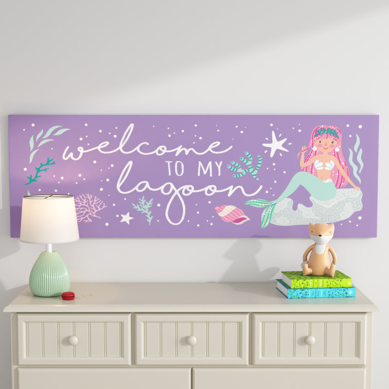 Art sur toile Maldanado Mermaid Lagoon, H 20 po x l 60 po x P 1,25 po