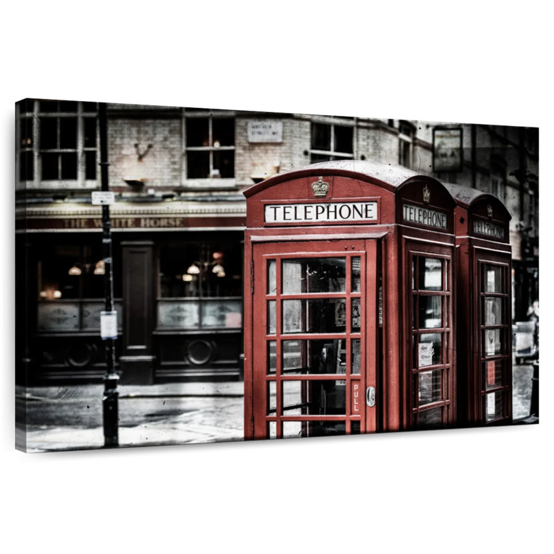 Cabines téléphoniques rouges Sirecc London II, H 24 po x l 36 po