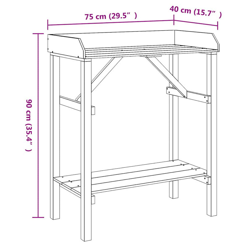 Plant Stand, Beige