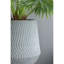 Support pour plante d'intérieur et d'extérieur en ciment 14,6 x 14,6 x 28 po