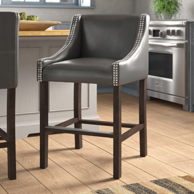 Len Upholstered Counter Stool