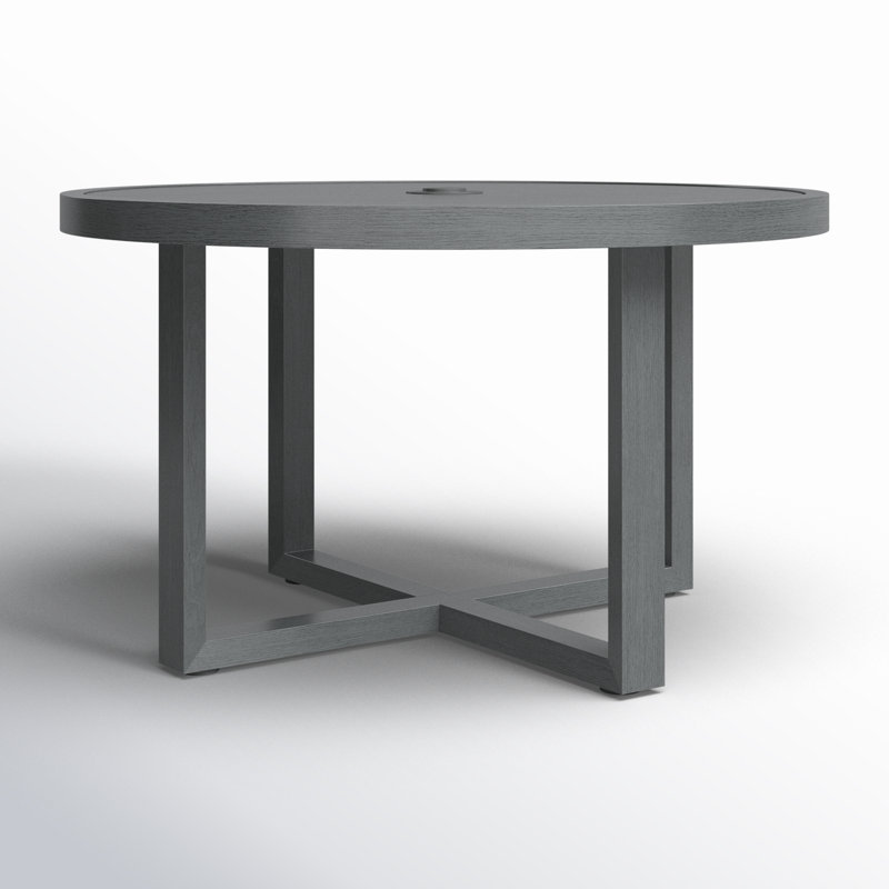 Redondo Outdoor Round Dining Table, 29'' H x 50" W x 60'' L