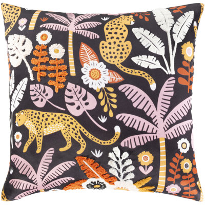  Safari Floral Throw Pillow