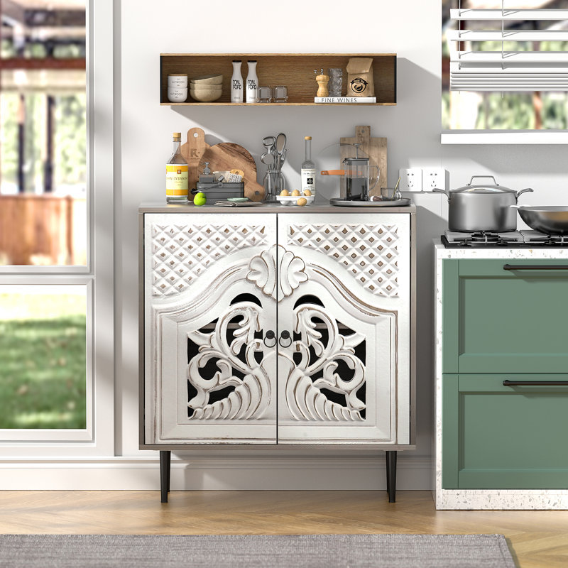 Armoire décorative à deux portes l 31,5 po Elmingham