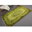 Tapis turc, tapis Oushak, tapis en laine, tapis rétro, tapis vert Anatolian, tapis 3,7 x 6,8 pi